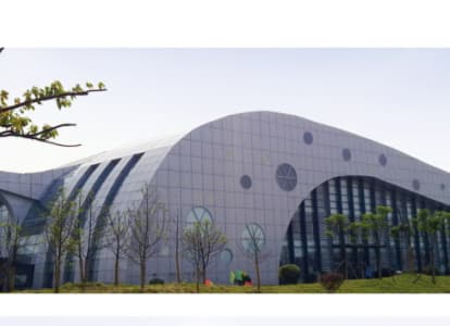 万宁会议中心外景网架工程
